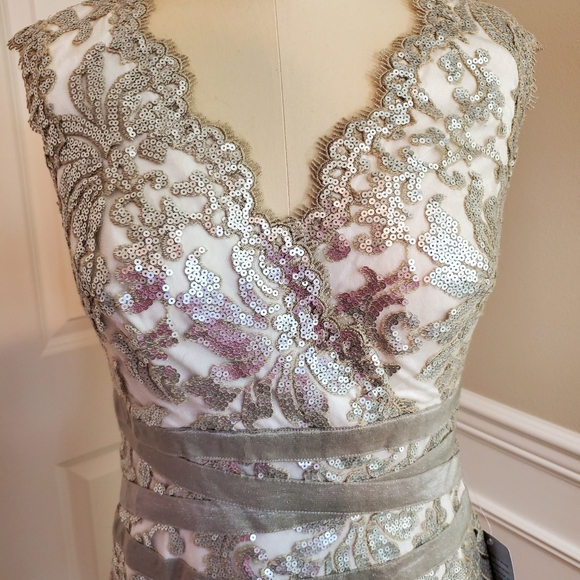 NEW Tadashi Shoji ivory formal bride dress 8 - Picture 2 of 8